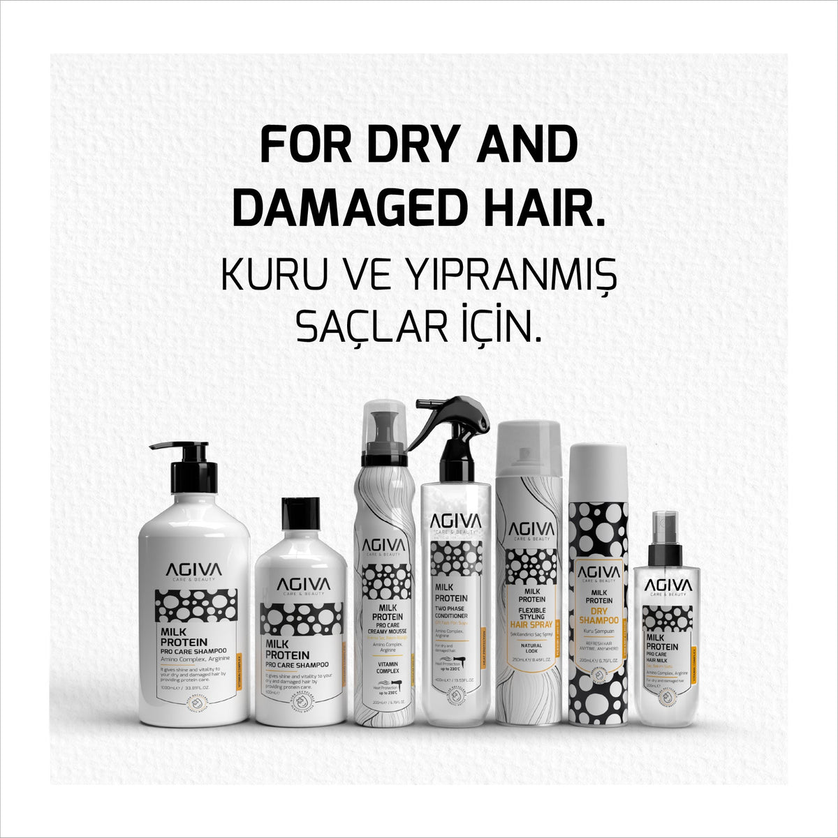 Agiva - Milk Protein Amino Complex Pro Hair Mask - 300 ml