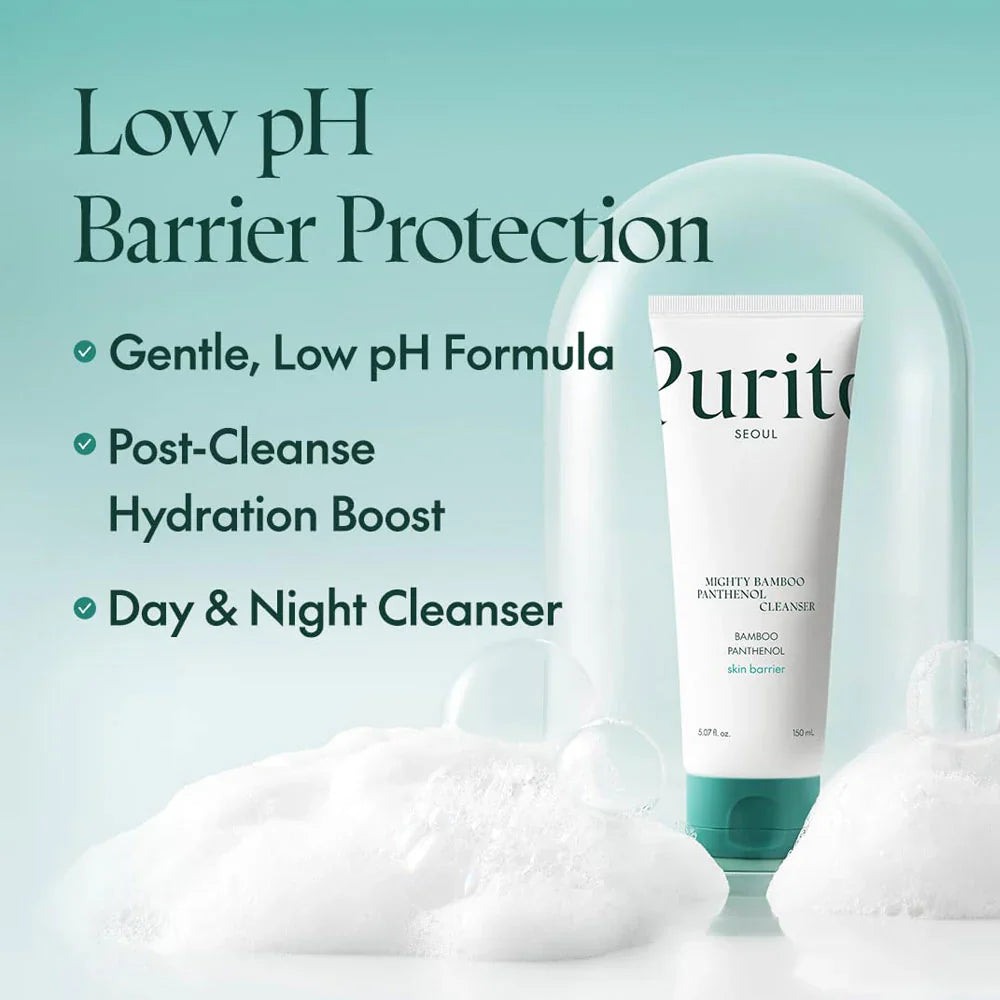 Purito - Mighty Bamboo Panthenol Cleanser - 150ml