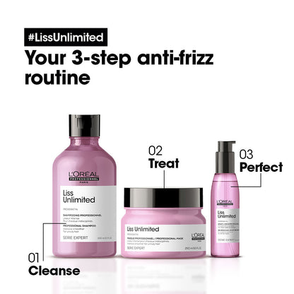 L'Oreal Professional - Serie Expert Liss Unlimited Shampoo 300 ML - For Frizzy & Unruly Hair