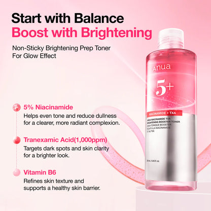 Anua - Tone Boost Niacinamide TXA Brightening Boosting Toner 250ml
