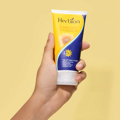 Herbion Natural Sun Block 50 SPF