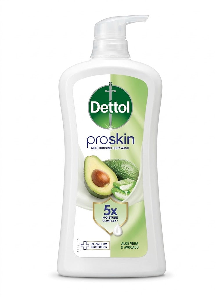 Dettol - Pro Skin Aloe Vera & Avocado Body Wash - 900g