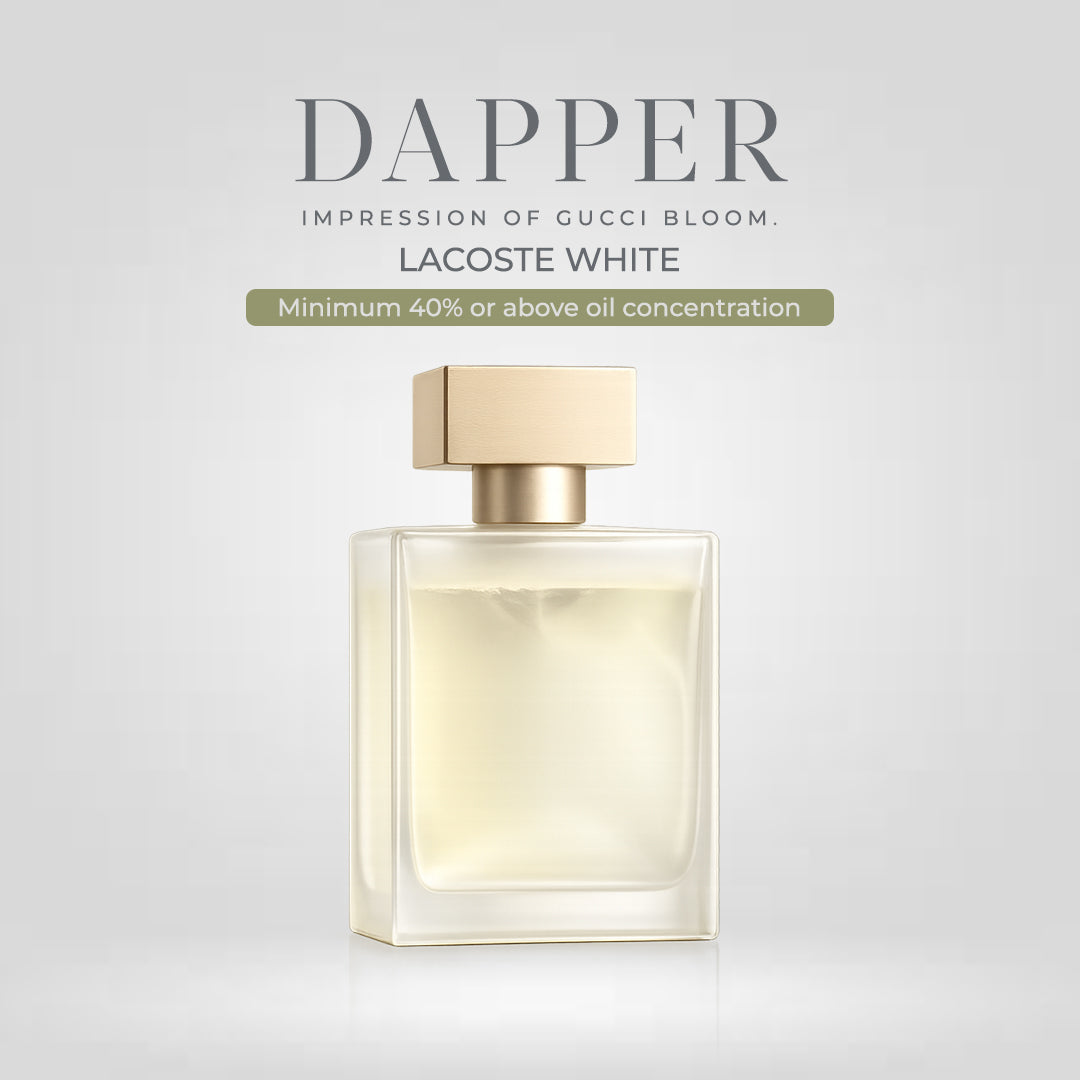 Verve - Dapper Impression of Lacoste White - 50Ml