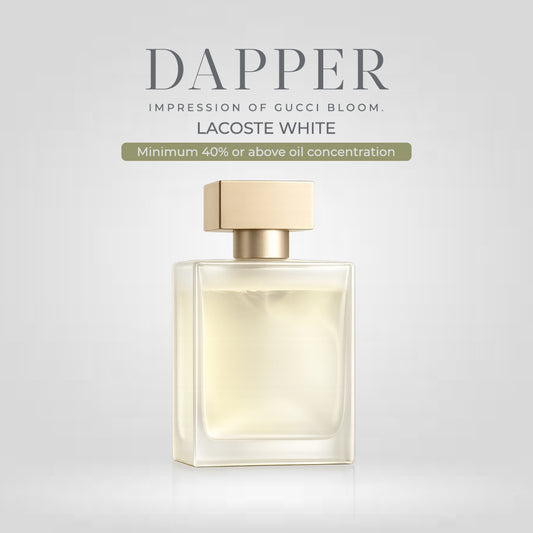 Verve - Dapper Impression of Lacoste White - 50Ml
