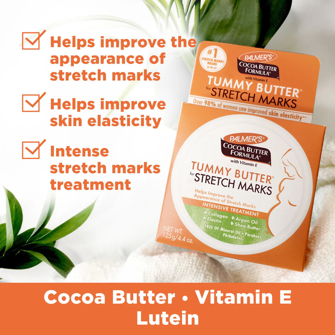 Palmer's - Cocoa Butter Tummy Butter for Pregnancy Stretch Marks jar - 125G
