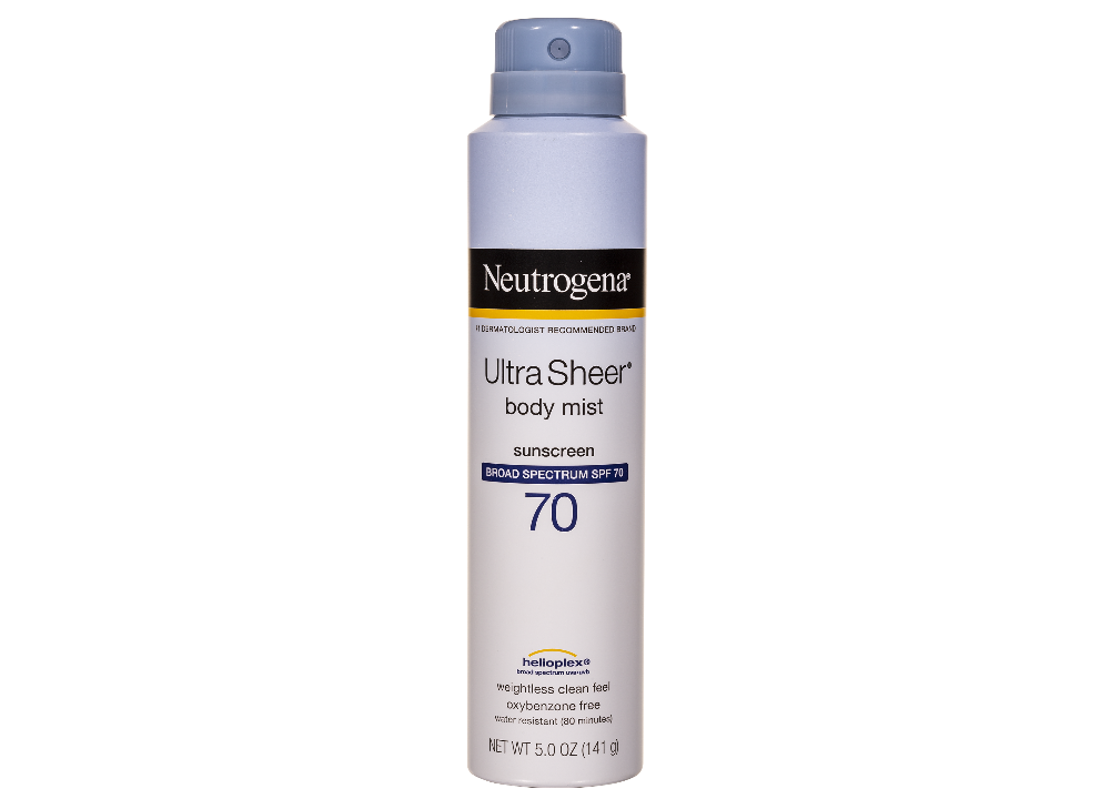 Neutrogena Ultra Sheer Body Mist Sunscreen Spf (70) 141G