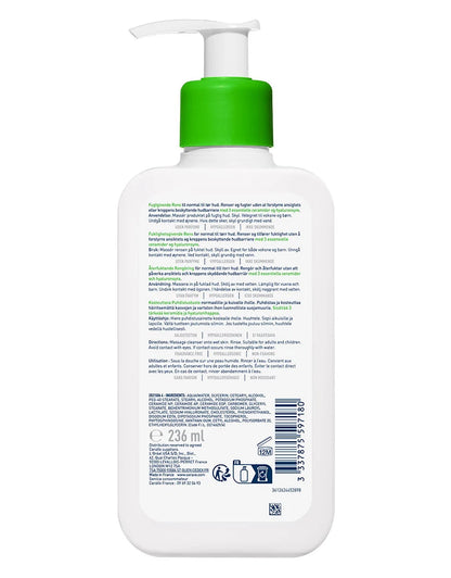 Cerave Hydrating Cleanser Normal To Dry Skin 8Oz/236Ml (France)