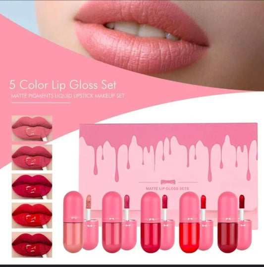 Gege Moon Matte Lip Gloss Sets 5S