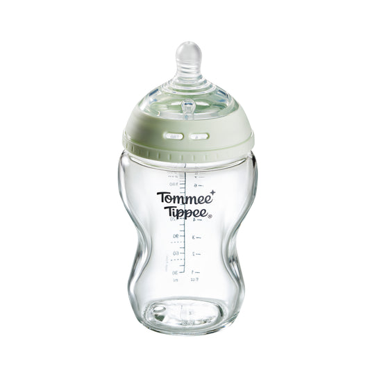 Tommee Tippee - Natural Start Medium Flow Glass Baby Bottle - 250ml - TT 427028