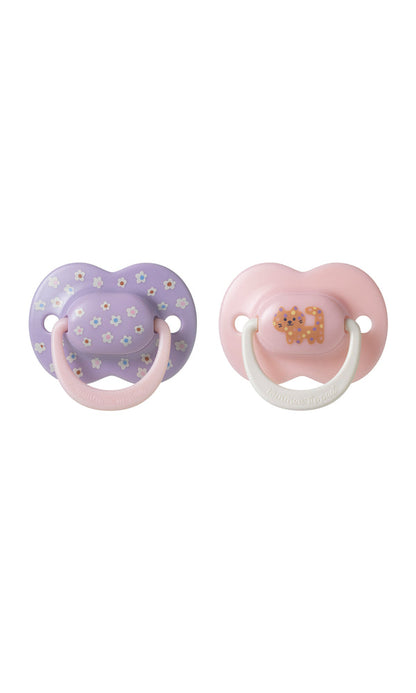Tommee Tippee - Ultra Fit Decorated Silicone Soother 6-18m Girl - Pack of 2 - TT 458828