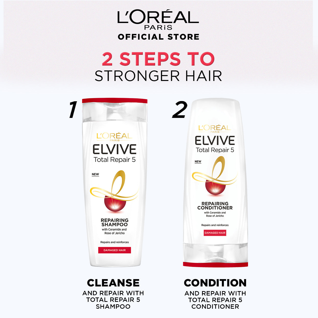 L'Oreal Paris Elvive Total Repair 5 Shampoo 175 Ml - For Damaged Hair