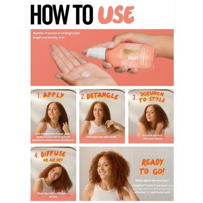 Revlon - UniqONE All-in-One Leave-In Hair Treatment for Curls 230ml