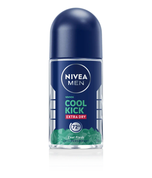 Nivea - Deodorant Roll On Men Cool Kick Freezy Green - 50Ml