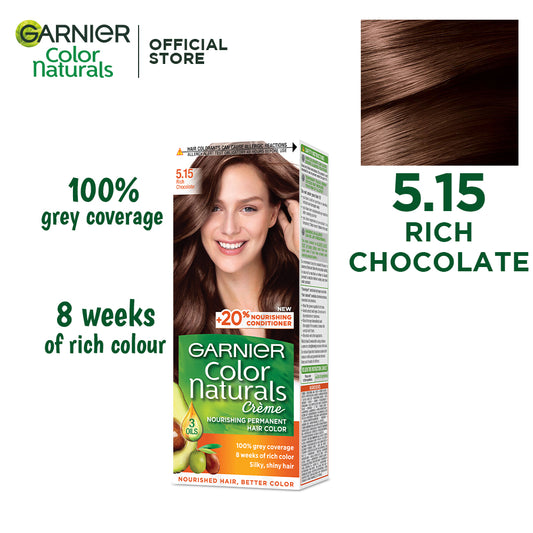 Garnier - Color Naturals Hair Colors - 5.15 Rich Chocolate