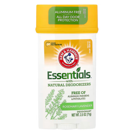 Arm & Hammer Deodorant Stick Essential Fresh Rosemary Lavender 2.5Oz/71Gm