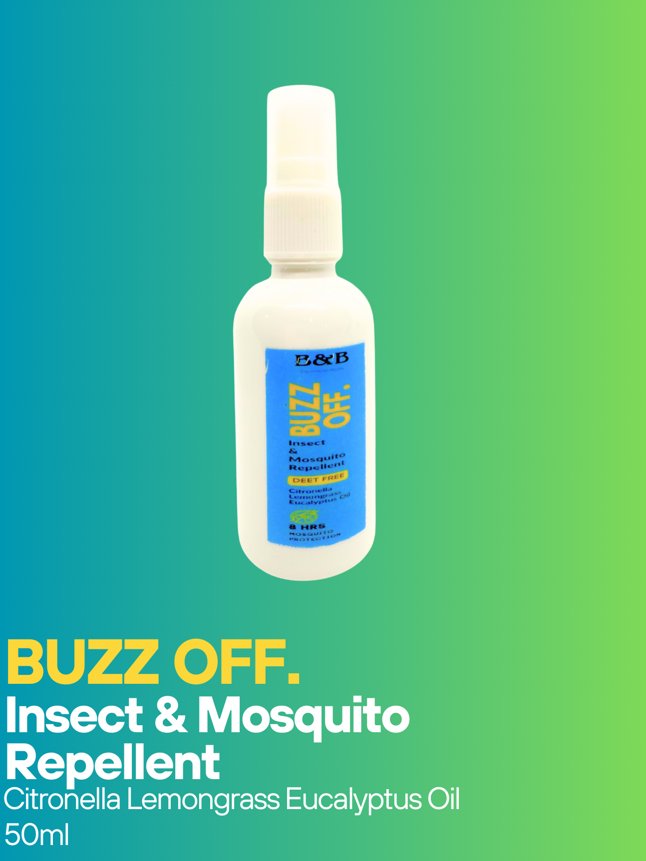 B&B Derma - Buzz Off “ Mosquito Repellent Spray (50 Ml)