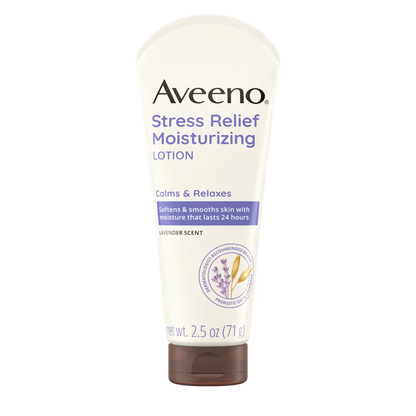 Aveeno Stress Relief Moisturizing Lotion Lavender Scent 71g