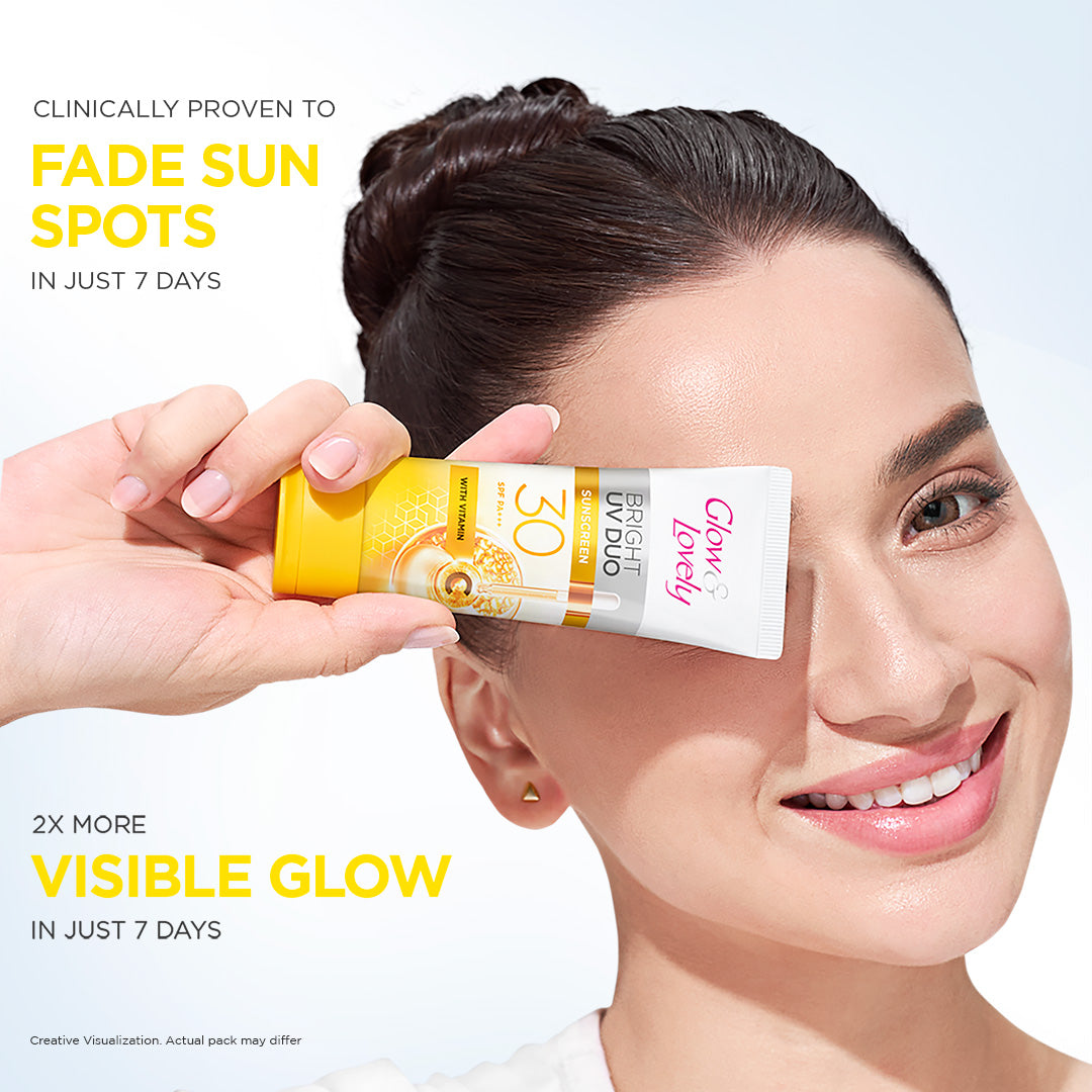 Glow & Lovely Bright UV Duo Sunscreen SPF 30 PA++ 25G