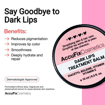 Benefits of AccuFix's Dark Lip Treatment Balm