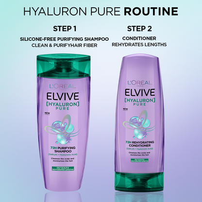 L'Oreal Paris Elvive Hyaluron Pure Shampoo 360Ml