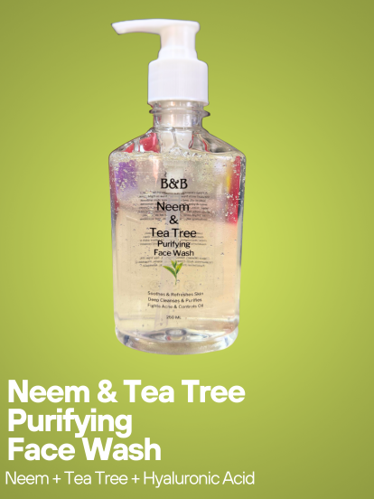 B&B Derma - Neem & Tea Tree Purifying  Face Wash