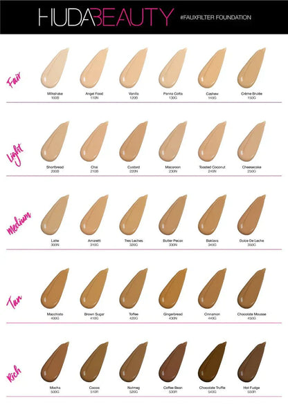 Huda Beauty - #Fauxfilter Luminous Matte Foundation 220N Custard