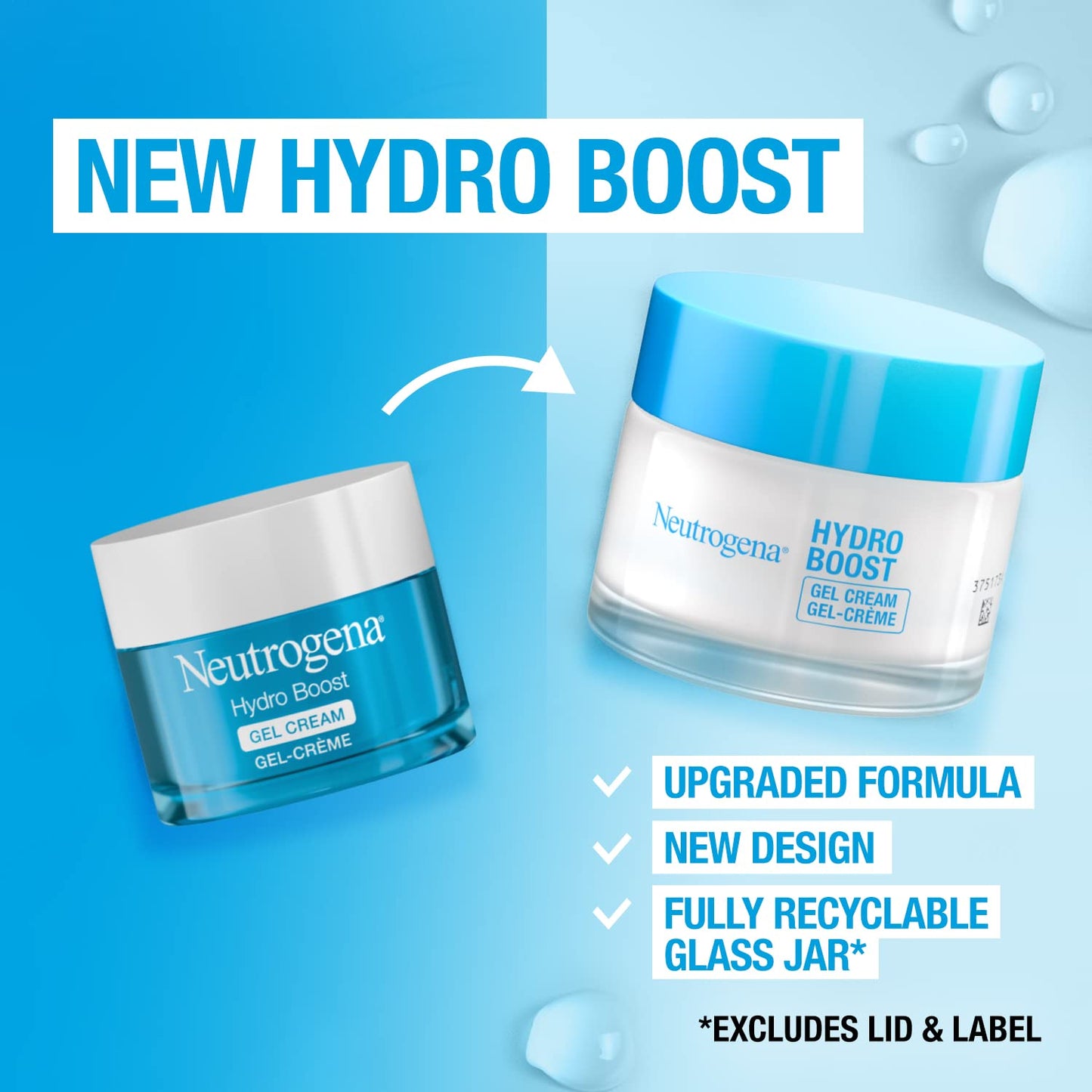 Bundle - Neutrogena Hydro Boost Gel-Cream Moisturiser 50Ml + Neutrogena Deep Clean Gel Wash - 200 Ml