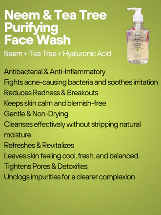 B&B Derma - Neem & Tea Tree Purifying  Face Wash