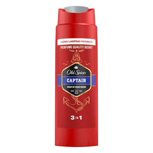 Old Spice - Shower Gel 3 in 1 Captain 400Ml