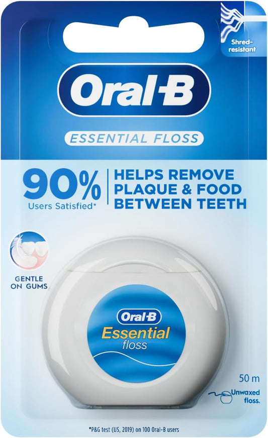 Oral B Dental Floss Mint Unwaxed 50M