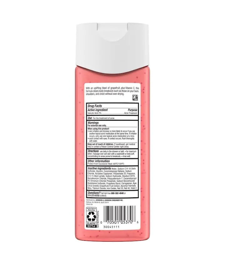 Neutrogena Body Clear Body Wash Pink Grapefruit 250ml