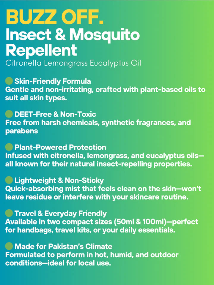 B&B Derma - Buzz Off Â€â€œ Mosquito Repellent Spray (100 Ml)