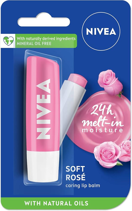 Nivea Soft Rose Lip Care 4.8g