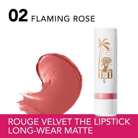 Bourjois - Rouge Velvet The Lipstick Flaming Rose # 02
