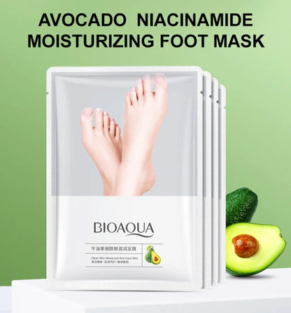 Bioaqua Avocado Niacinamide Foot Mask - 1 PC