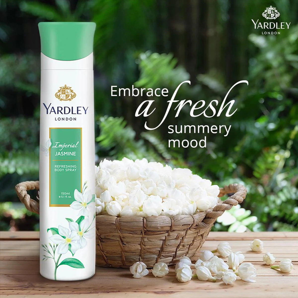 Yardley Imperial Jasmine Refreshing Body Spray 150Ml