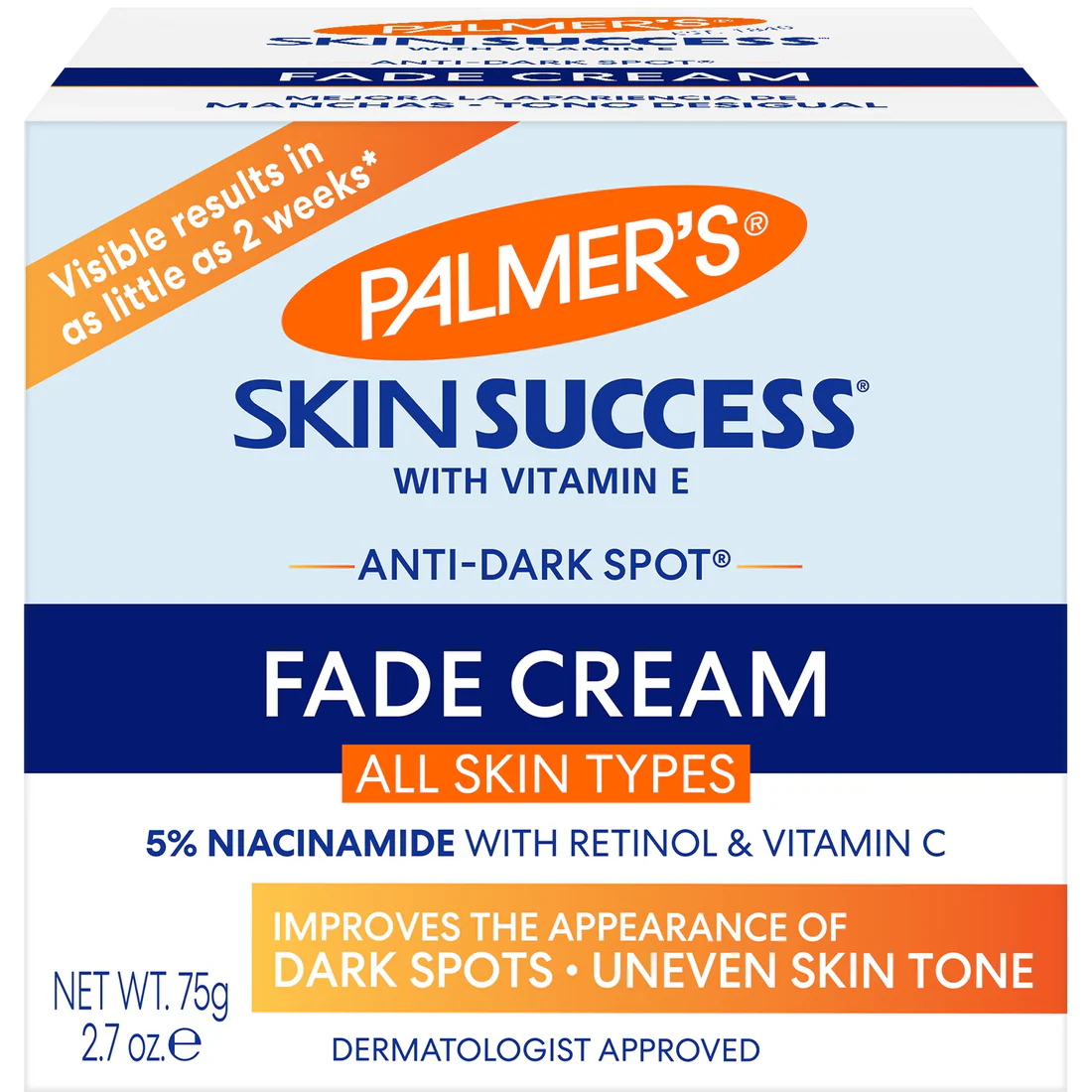 Palmer's - Anti-Dark Spot Fade Cream, For all Skin Types - 75G