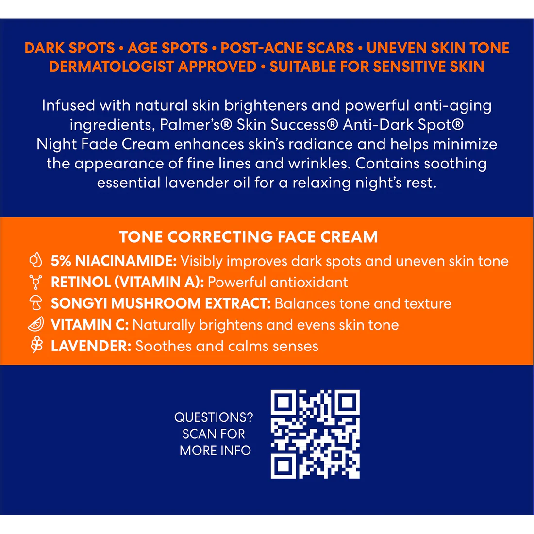 Palmer's - Anti-Dark Spot Night Fade Cream - 75G