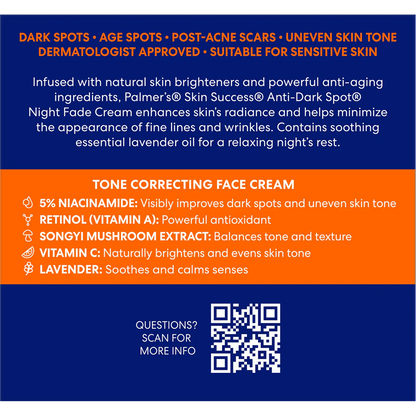 Palmer's - Anti-Dark Spot Night Fade Cream - 75G