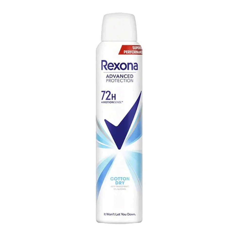 Rexona Deodorant Spray For Women Cotton Dry - 200ml - Argentina