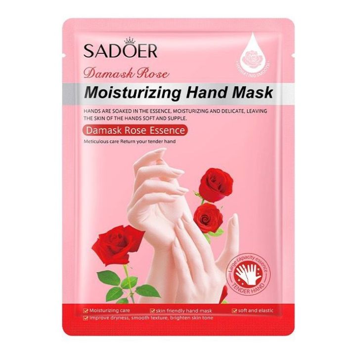 Sadoer Damask Rose Moisturizing Hand Mask 35G - 1 PC