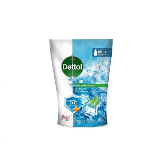 Dettol - Cool Menthol & Eucalyptus Antibacterial Body Wash Refill - 200g