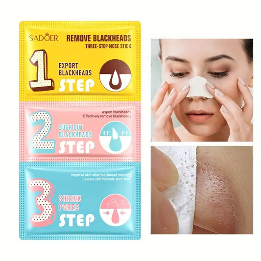 Sadoer Blackheads Remover Three - Step Nose Stick 7G