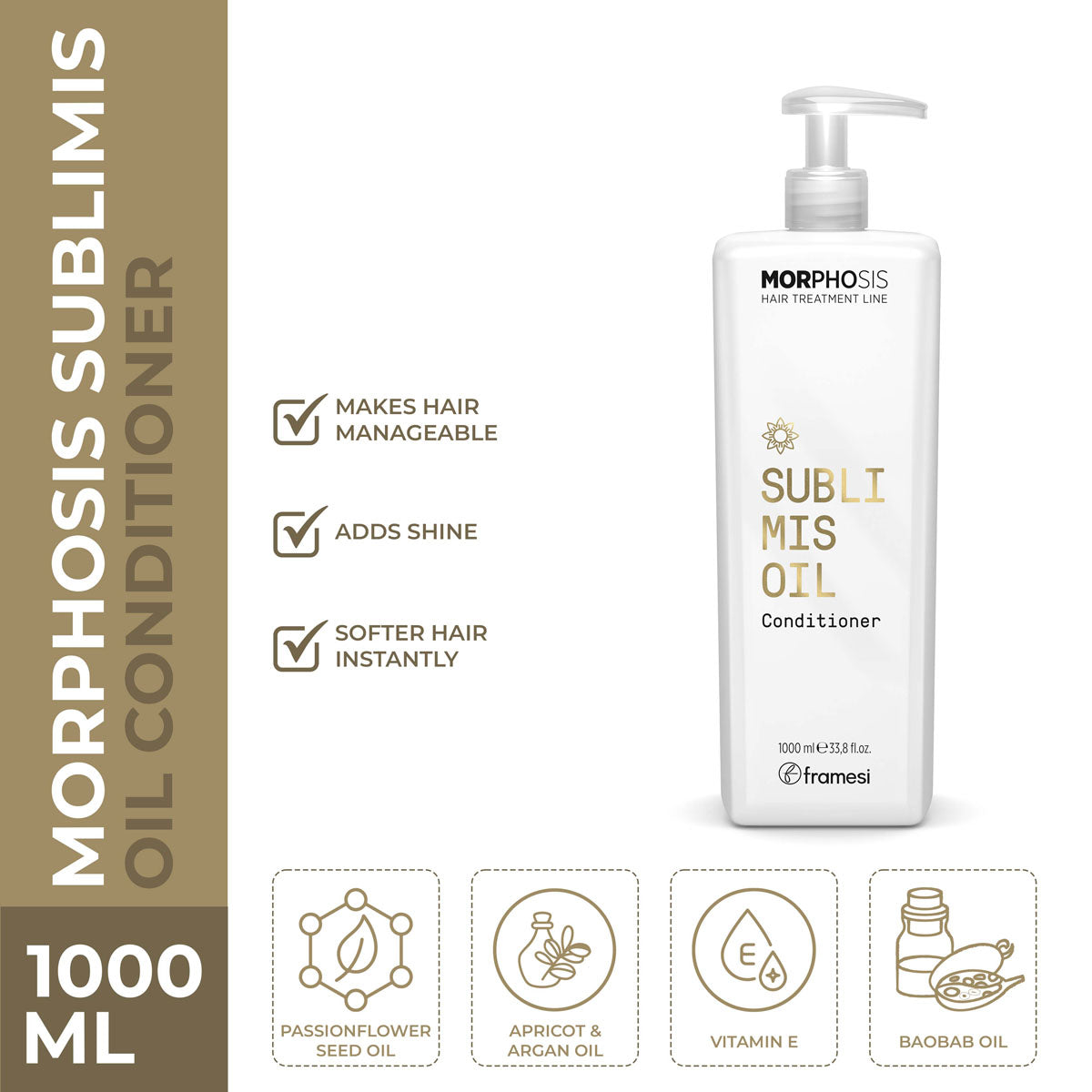 Framesi - Morphosis Sublimis Oil Conditioner - 1000ml