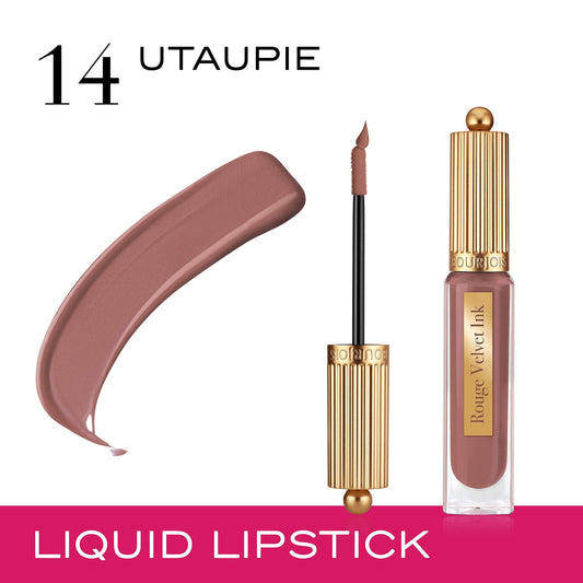 Bourjois - Rouge Velvet Ink Lipstick - 14 - Utaupie