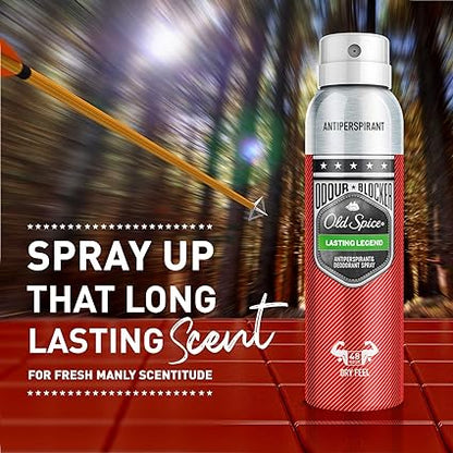 Old Spice A/P Deodorant Spray Odour Blocker Lasting Legend 150ML