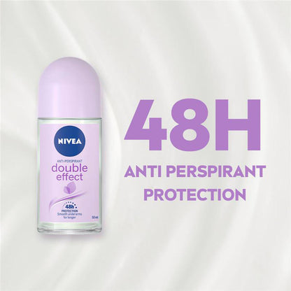 Nivea Deodorant Roll On Women Double Effect 50Ml
