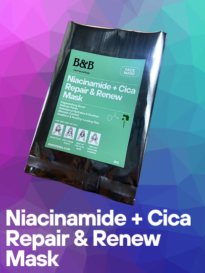 B&B Derma - Niacinamide + Cica Repair & Renew Mask