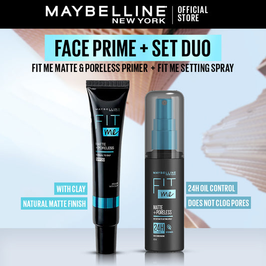 Bundle - Maybelline Face prime + Set Duo