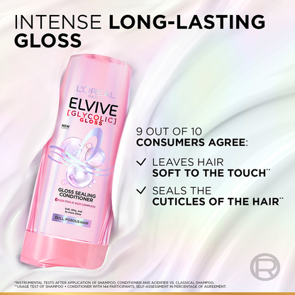 L'Oréal Paris Elvive Glycolic Gloss Conditioner - 175ml